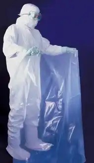 LDPE bags, 4 mil, 33" x 40", Sterile, Sterile Trash Bags, Bags & Trash