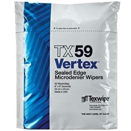 Vertex Microdenier Wipers, 9'' x 9'', Microfibre