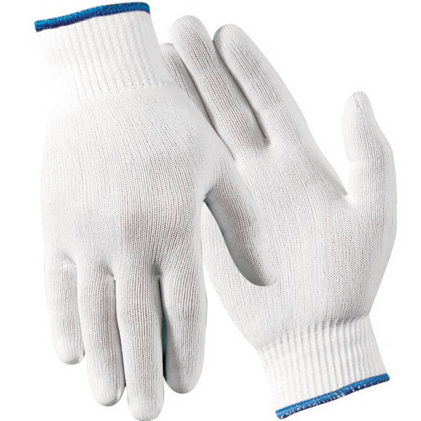Cleaned Reusable Nylon Glove Liner, Gloves