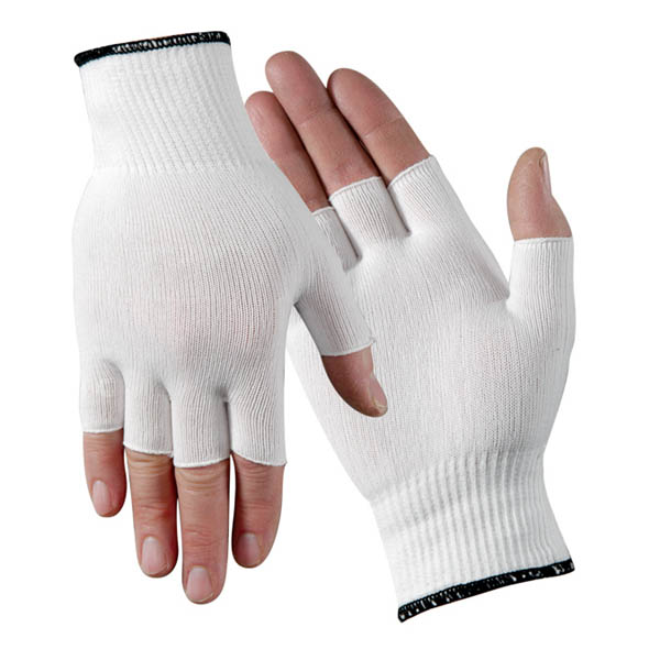 Reusable Half Finger Glove Liner, Women, Men, Gloves