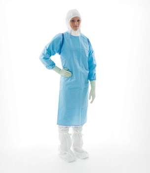 BioClean Protective Apron with Sleeves, Sterile, Gowns
